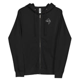 White Wolf Zip Up Hoodie