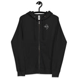 White Wolf Zip Up Hoodie