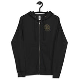 Abstract Outlines Zip Up Hoodie