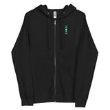 Phases of the Green Moon Zip Up Hoodie