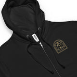 Abstract Outlines Zip Up Hoodie