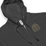 Abstract Outlines Zip Up Hoodie