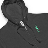 Phases of the Green Moon Zip Up Hoodie