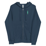 Phases of the Green Moon Zip Up Hoodie