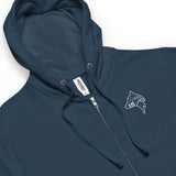 White Wolf Zip Up Hoodie