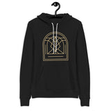 Abstract Outlines Large Design Lightweight Hoodie