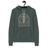 Abstract Outlines Large Design Lightweight Hoodie