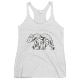 Bearly Natural Racerback Tank