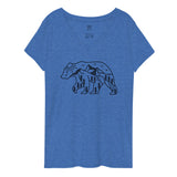 Bearly Natural Large Design V-Neck