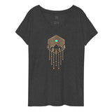 Turquoise Moon Large Design V-Neck