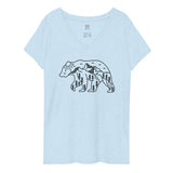 Bearly Natural Large Design V-Neck